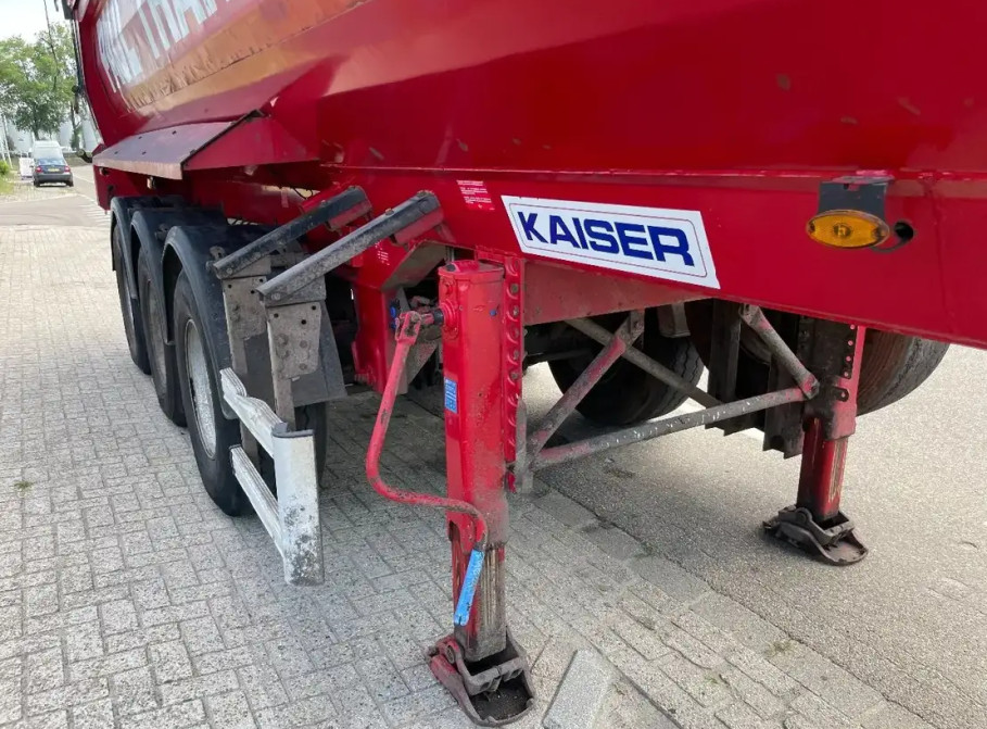 Kaiser 28 m3 TIPPER+CHASSI STEEL+SAF AXLE+BELGIUM TRAILER